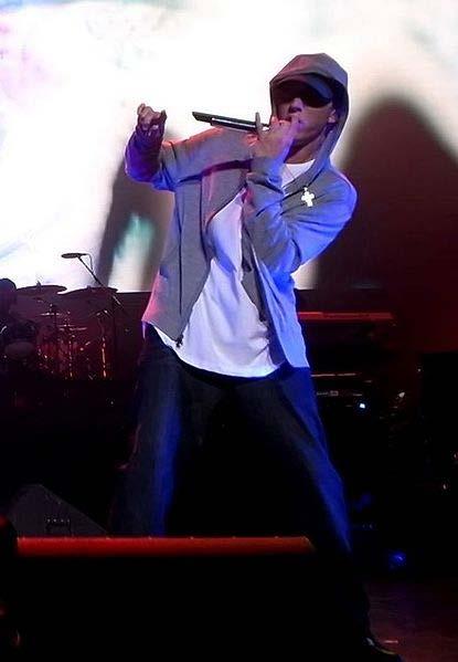 2000s Eminem performing live at the DJ Hero Party in Los Angeles The popularity of hip hop music continued through the 2000s.