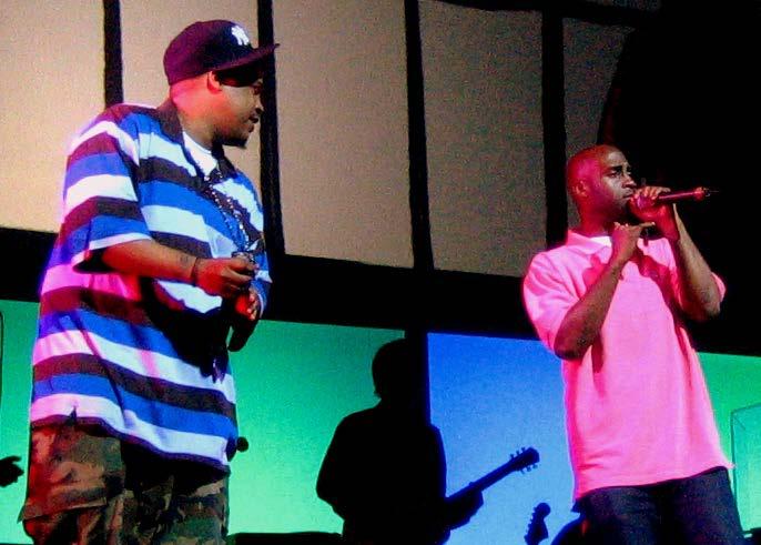 De La Soul at Demon Days Live in 2005 New York City experienced a heavy Jamaican hip hop influence during the 1990s.