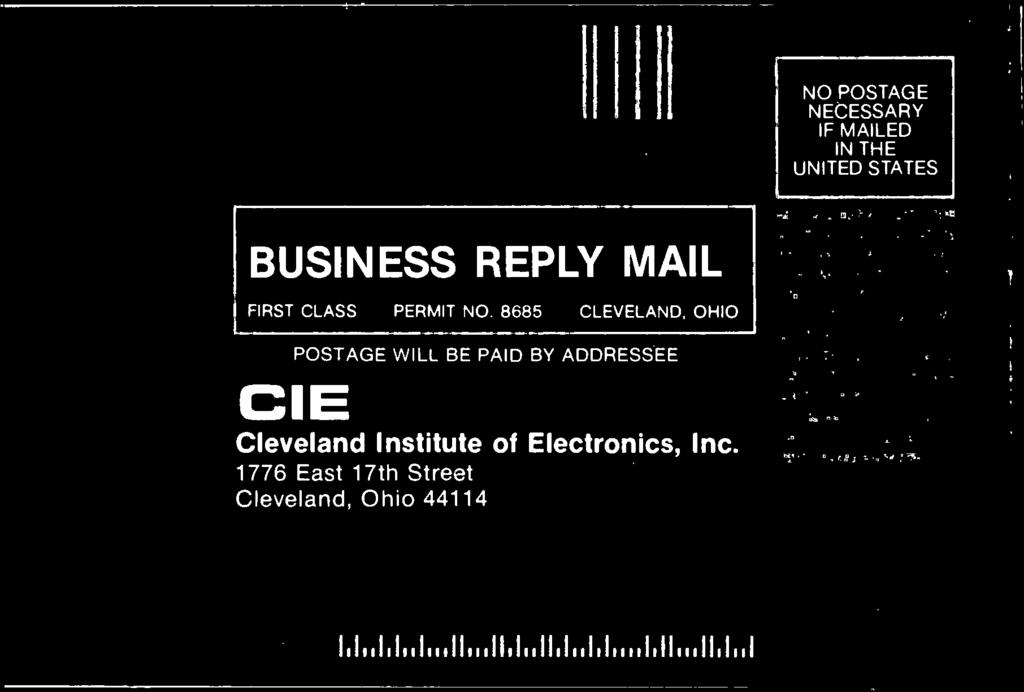 Cleveland Institute of Electronics, Inc.