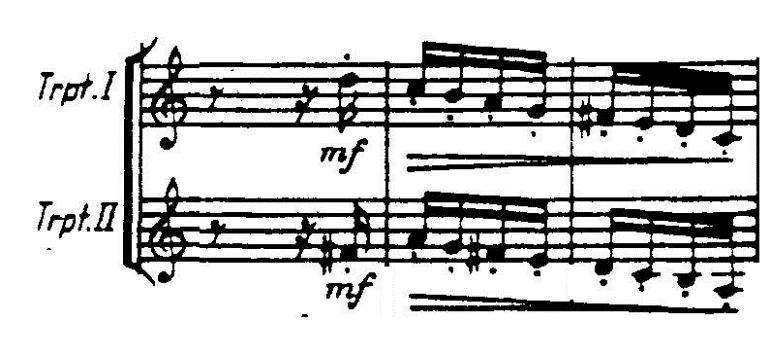 Figure 2-7: Measures 24-39 of Baile (piccolo part).
