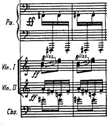 Underneath Theme B, ostinato 2 (Figure 2-10), spans measures 48-63 as well.