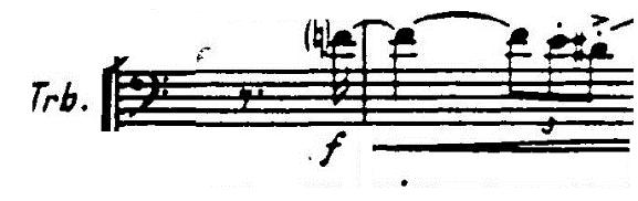 Figure 2-38: Measures 39-42 of Son (trumpets 1 and 2 parts).
