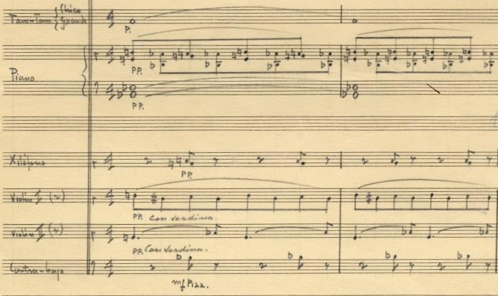 Considerations for the second movement, Duelo The title of the central movement, Duelo (mourning), is accompanied in M2 by the legend: A la memoria de García Lorca (To the memory of García Lorca).