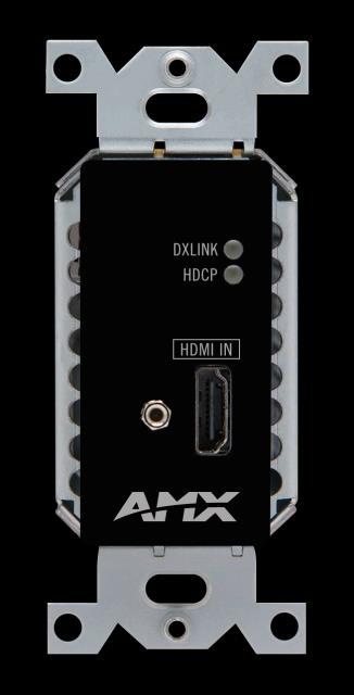 DATA SHEET TM DXLink 4K HDMI Decor Style Wallplate Transmitters (US) DX-TX-DWP-4K-BL (FG1010-330-BL) DX-TX-DWP-4K-WH (FG1010-330-WH) Overview The DXLink 4K HDMI Decor Style Wallplate Transmitter