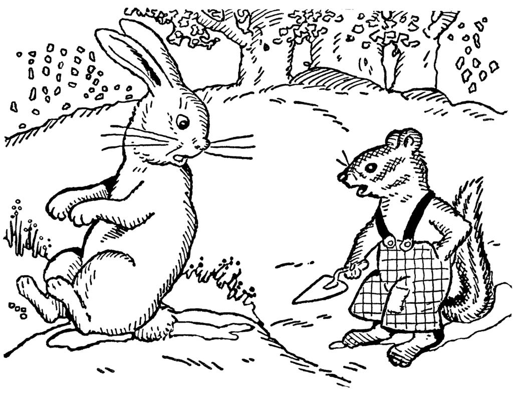 14 Mother West Wind/Peter Rabbit Free Downloadable Coloring Book Peter was so surprised that he nearly