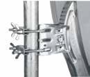 Secure fitting of the feed-arm: The coaxial