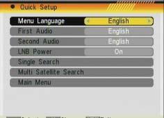 INFORMATION 1. When you select the Information menu you will see a screen like beside (OSD 77). The screen displays data about the current channel.