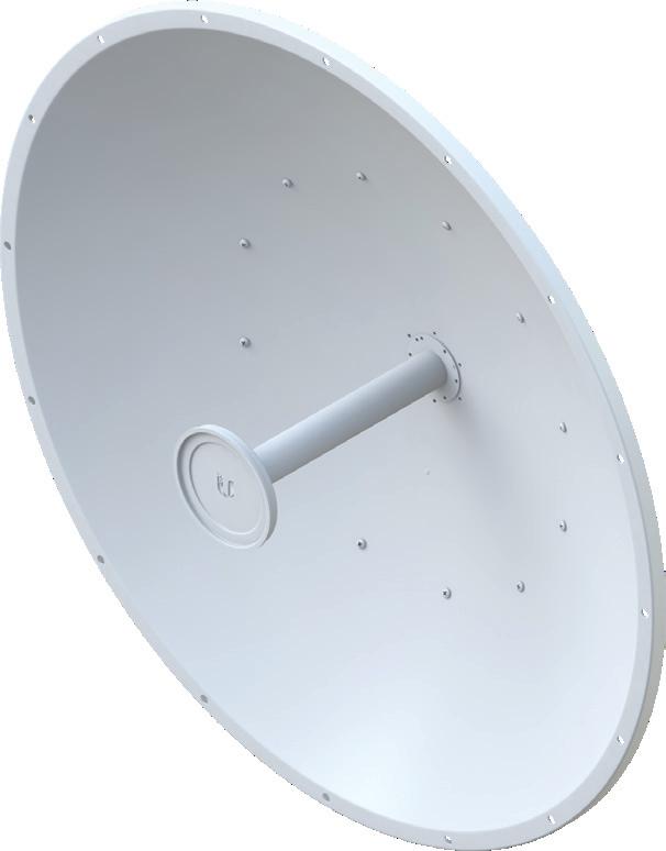 Pair the AF 5XHD with one of the following airfiber X antennas: Model Frequency Gain AF-5G23-S45 5 GHz 23 dbi The AF-5G23-S45 offers 23 dbi of gain