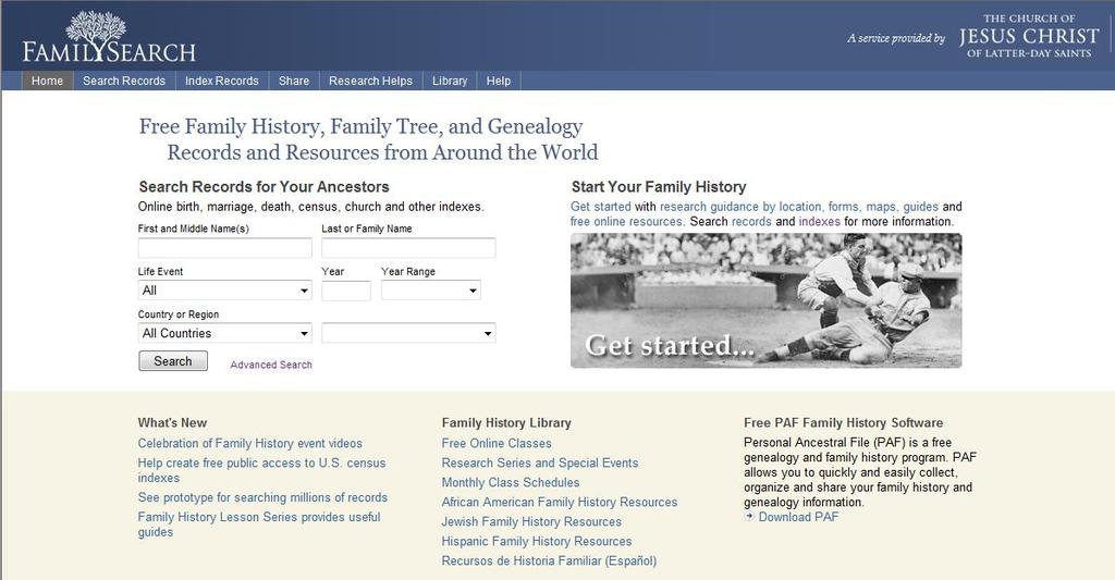 Who wants to know about your family history? In May 1999 President Gordon B.