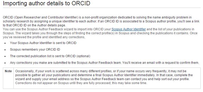 ORCID (Open Researcher