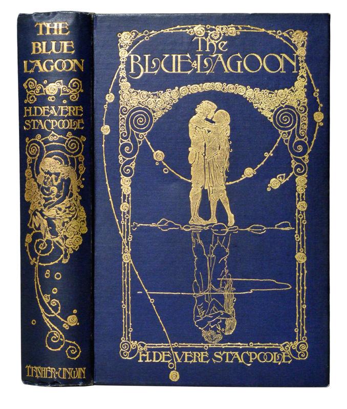 17. DE VERE STACPOOLE (Henry). The Blue Lagoon. A Romance. Illustrated with thirteen tipped in colour plates by Willy Pogany. First Pogany Illustrated Edition. 8vo. [213 x 136 x 34 mm]. xi, 326 pp.