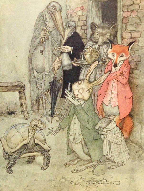 1. AESOP Aesop's Fables. A New Translation by V. S. Vernon Jones. With an Introduction by G. K. Chesterton. And Illustrations by Arthur Rackham.