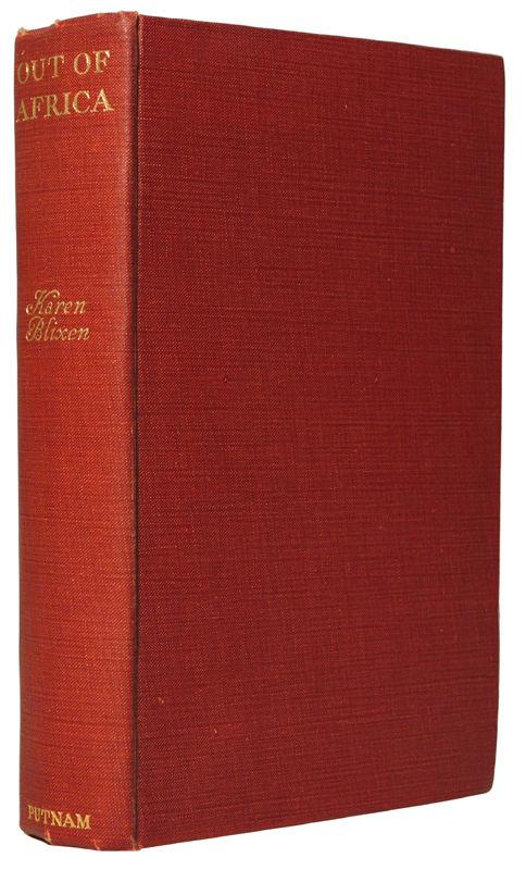 , 1907 250 A good copy of Bennett's second major collection of stories, signed by the author on the front free endpaper. 7. BLIXEN (Karen). Out of Africa. First Edition.
