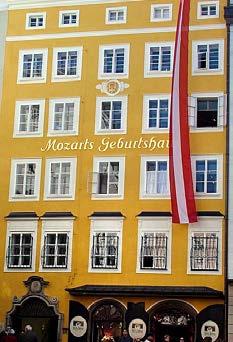 of Salzburg including a visit to Mozart s Birthplace Optional individual concerts Festival Gala Concert - individual and
