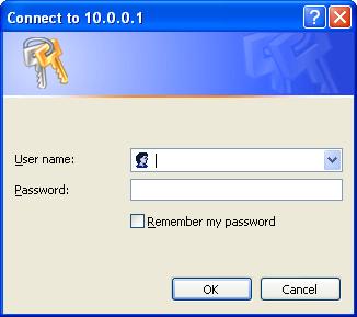 3.1 3.1 Starting Up 3.1.1 Login By default, the network password shown below is invalid (not displayed).