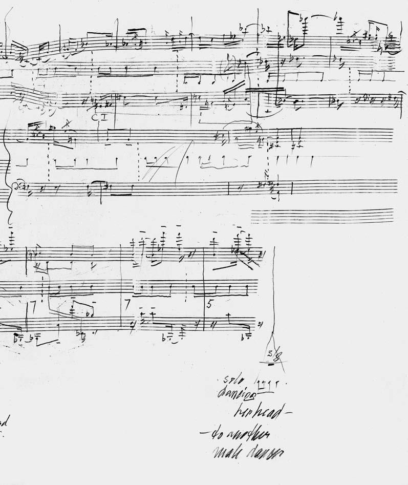 Example 2: Igor Stravinsky, Bransle Gay from Agon (19557), short score (Igor Stravinsky Collection).