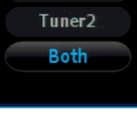 Select either the Tuner 1 r Tuner 2 ptin t cnnect nly ne signal t PHD. VRX.