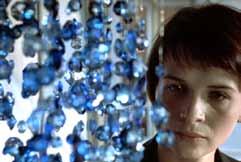 THE CRITERION COLLECTION PRESENTS THREE COLORS: BLUE, WHITE, RED BLUE WHITE RED In the devastating first film of the Three Colors trilogy, JULIETTE BINOCHE gives a tour de force performance as Julie,