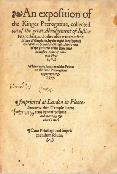 Corrigee Auecques un Table Parfaicte des Choses Notables Contenus en Ycelle, Nouelment Reveu & Corrigee. [London]: In Aedibus Richardi Tottelli, 1583. [xii], 196 [i.e. 198] ff.