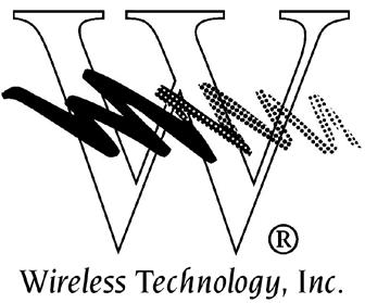 6984) tel 805/339-9696 fax 805/339-0932 email: sales@gotowti.com www.gotowti.com Due to Wireless Technology, Inc.