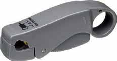 Typical Description RG Cables Cat. No. Coaxial Cable Stripper, RG-174, 45-162 up to 1/8 in. (3.2mm) O.D RG-187 (Gray) Coaxial Cable Stripper, RG-58,CB 45-163 1/8 in. (3.2mm) to 7/32 in. (5.556mm) O.D. Mini Coax (Blue) Coaxial Cable Stripper, 1/4 in.