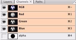4. On the CHANNEL menu, select