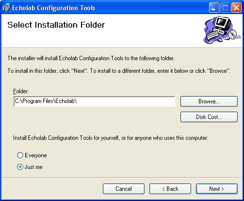 ii INSTALLATION 2. Insert your Echolab Configuration Tools CD. 3. Navigate to the CD folder, find SETUP.MSI, and doubleclick to launch the Echolab Conductor installation program.