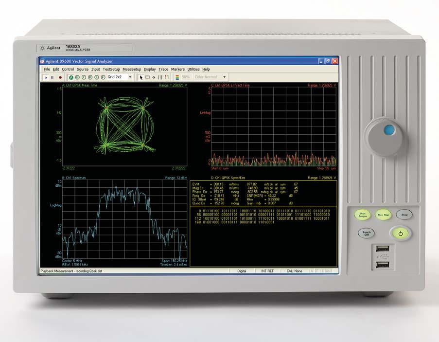 How to Measure Digital Baseband and IF Signals Using Agilent Logic Analyzers with 89600 Vector Signal Analysis Software Application Note 1559 Measure, evaluate, and troubleshoot digital baseband and