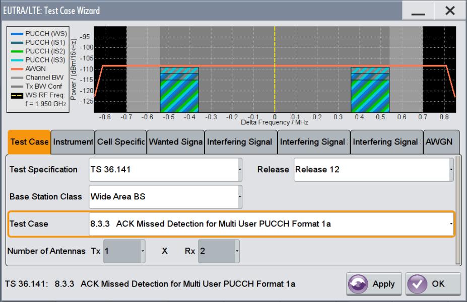 MIMO Applications LTE Multi-User PUCCH Test The instrument settings can conveniently by do done my