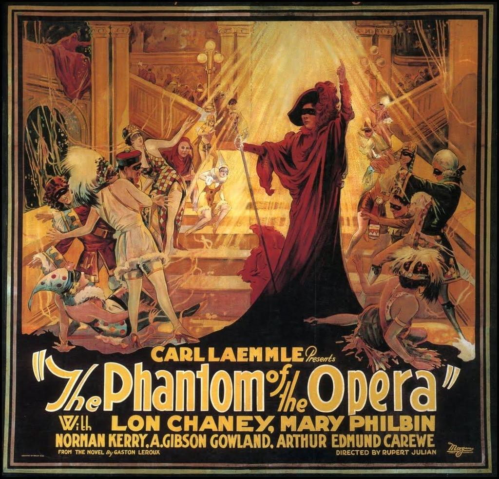 CCOVB 2017-2018 Concert Series Phantom of the Opera (1924) Sunday, October 29, 2017 4:00PM Organ Concert and Silent Film Before talkies, organists and other musicians commonly accompanied silent