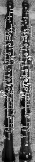 Historical Oboes 15 Lorée Oboes of John Mack s Era Robert Howe Wilbraham, Massachussetts THE DOUBLE REED 123 Figure 1. Lorée oboes CY68 (1973) and PO24 (2004).