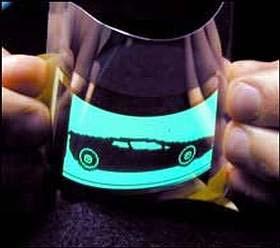 Flexible Organic Light Emitting Displays (FOLED) Instead of glass surfaces, FOLEDs are made on flexible substrates