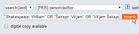 Chose the name form(s) you wish to adopt for your search. Then hit the [Apply now] button at the top of the box.