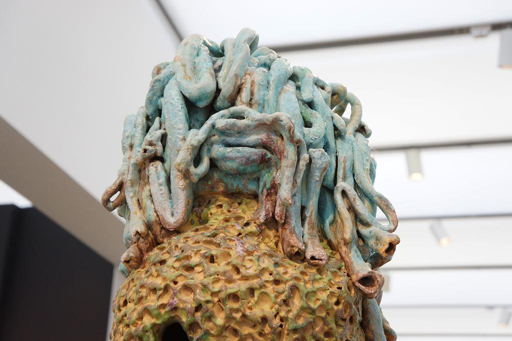 Arlene Shechet s Unified Theory of Ceramics by Heather Kapplow on September 2, 2015 Arlene Shechet, detail of Idle Idol (2013) (all photos by the author for Hyperallergic unless otherwise noted)