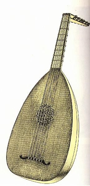 29 Fig. 1 Lute Harp (plucked): The Renaissance harp is smaller than the modern harp and is meant to be held on the lap.