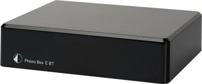 BOX E PHONO SRP 119,00 Phono preamplifier with A/D converter & Line in/out 2 Inputs (Line & Phono) Works as extender (2>1) or output splitter (1>2) Suitable for MM cartridges Precise RIAA