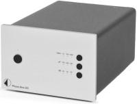 protects against vibration and interference Colour options: Silver or black Dimensions: 103x74x104 (115)mm WxHxD (D with sockets) Weight: 810g Phono electronics - DS line PHONO BOX DS SRP 249,00 SRP