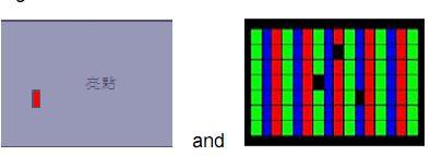 Define: 5.2.2 Line Defect Including Black line White line Scratch Width(mm) Length(mm) Acceptable Quantity W 0.05 Ignore 5.2.3 Polarizer Dent/Bubble 0.05 <W 0.1 L 2.5 3 0.1<W,or L>2.