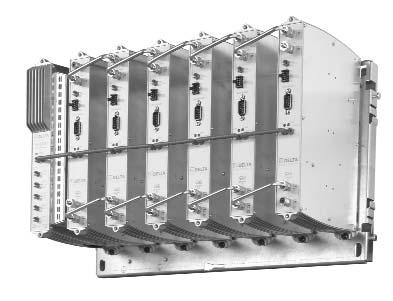 RF input loop LNB powering BUS socket Programming port LED indicators Mounting in a 19 rack frame Mounting on a wall-fixing base plate 12V power cascade RF output loop Agility and Adjacent Channels