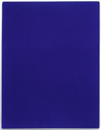 4.2.2 Monochrome bleu (IKB 3) (1956) Figuur 8. Klein, Y. Monochrome bleu (IKB 3) (1956) In Monochrome Bleu (IKB 3) beeld Klein n non-figuratief-abstrakte werk in n monochromatiese blou kleur uit.