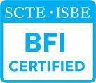 SCTE ISBE Scope The SCTE ISBE Broadband Fiber Installer certification describes the knowledge of a technician who will plan, install, verify, and troubleshoot fiber networks, including service issues