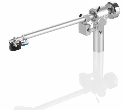 A sapphire bearing and a hardened, precision polished steel tip are at the heart of a tonearm made of the best materials - and probably one of the best unipivot constructions in the high-end audio