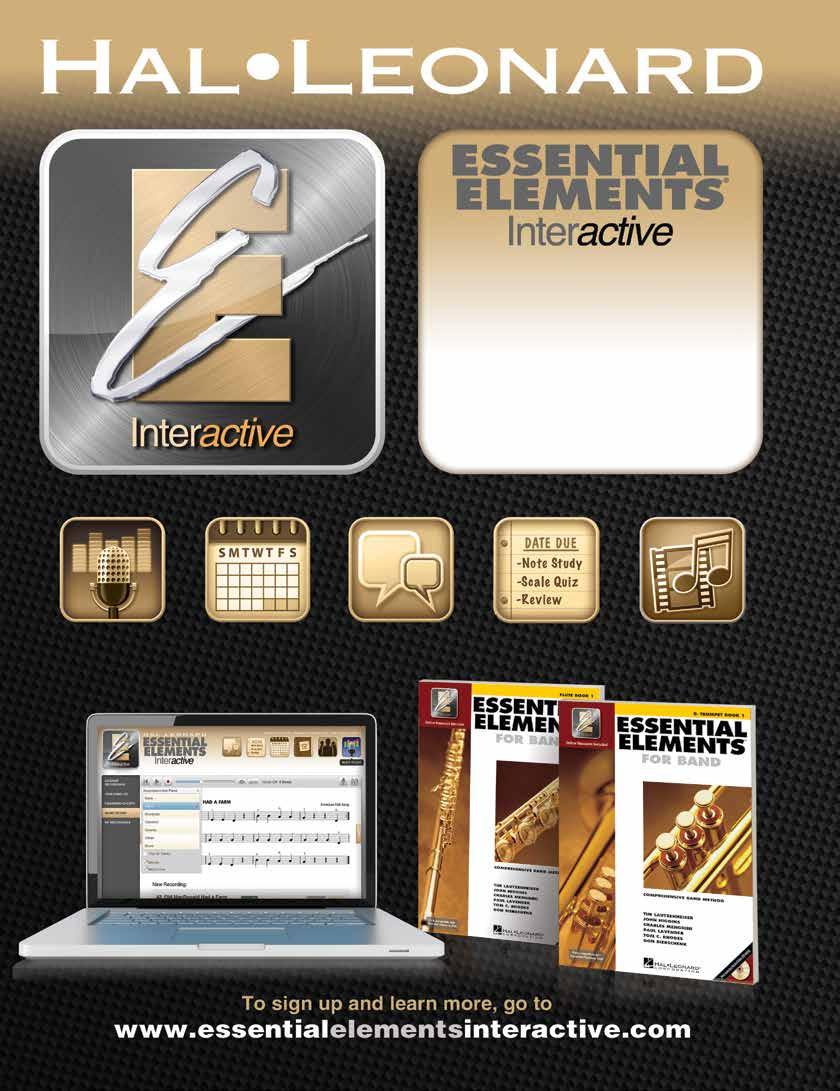 The ultimate online music education resource Essential Elements Interactive is the ultimate online resource for music teachers to connect with students and parents.