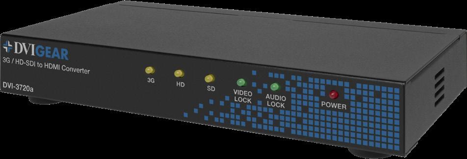 SD-SDI, HD-SDI, and 3G-SDI to HDMI Signal Conversion Simultaneous 3G-SDI and HDMI outputs Bit rates of up to 2.970 Gbps. 2x Equalized and Re-Clocked Looped SDI Outputs Embedded LPCM 2.0 or LPCM 7.
