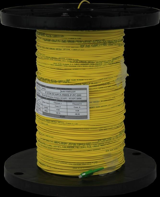 FIBER OPTIC CABLES AND JUMPERS Fiber Cable in Any Configuration Any Cable, Any Length Hard to Find Cables Custom