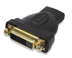 Cables & Adapters HDMIF-DF HDMI Female to -D Female Adapter The Extron HDMIF-DF is a compact HDMI female to -D female molded adapter to connect HDMI and -D cables and components.