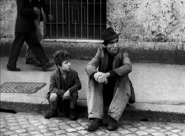 Fig. 6. Gritty realism and moral ambiguity. The Bicycle Thief (1948) André Bazin took his passion for realist cinema a step further in his profound publication What is Cinema?