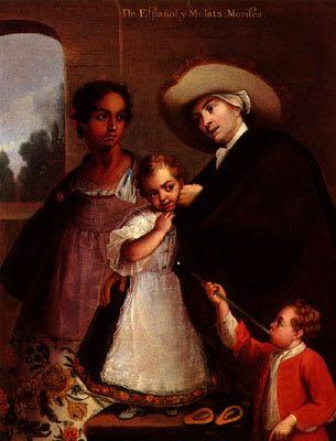 Casta Painting 18th century artistic tradition of Colonial Mexico.
