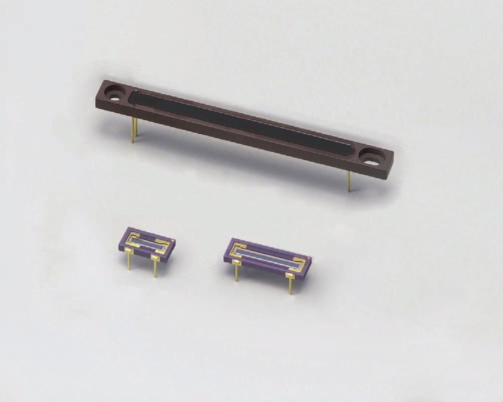 ,, 6 to 37 mm resistance length PSD for precision distance measurement Hamamatsu provides various types of one-dimensional PSD (position sensitive detector) designed for precision distance