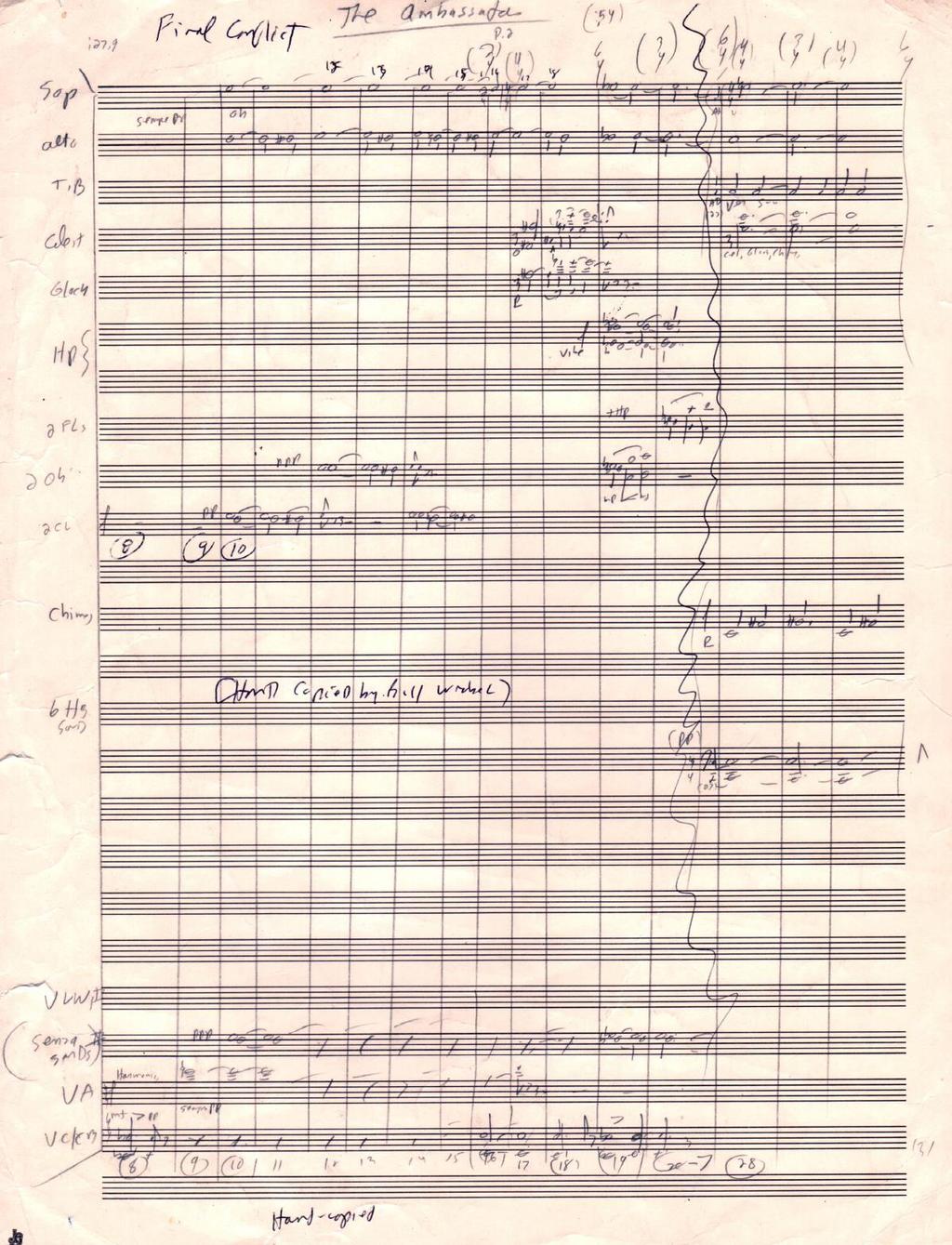 set) play Lines 2 & 3 E dotted half notes tied to dotted half notes next bar to whole notes in Bar 30.